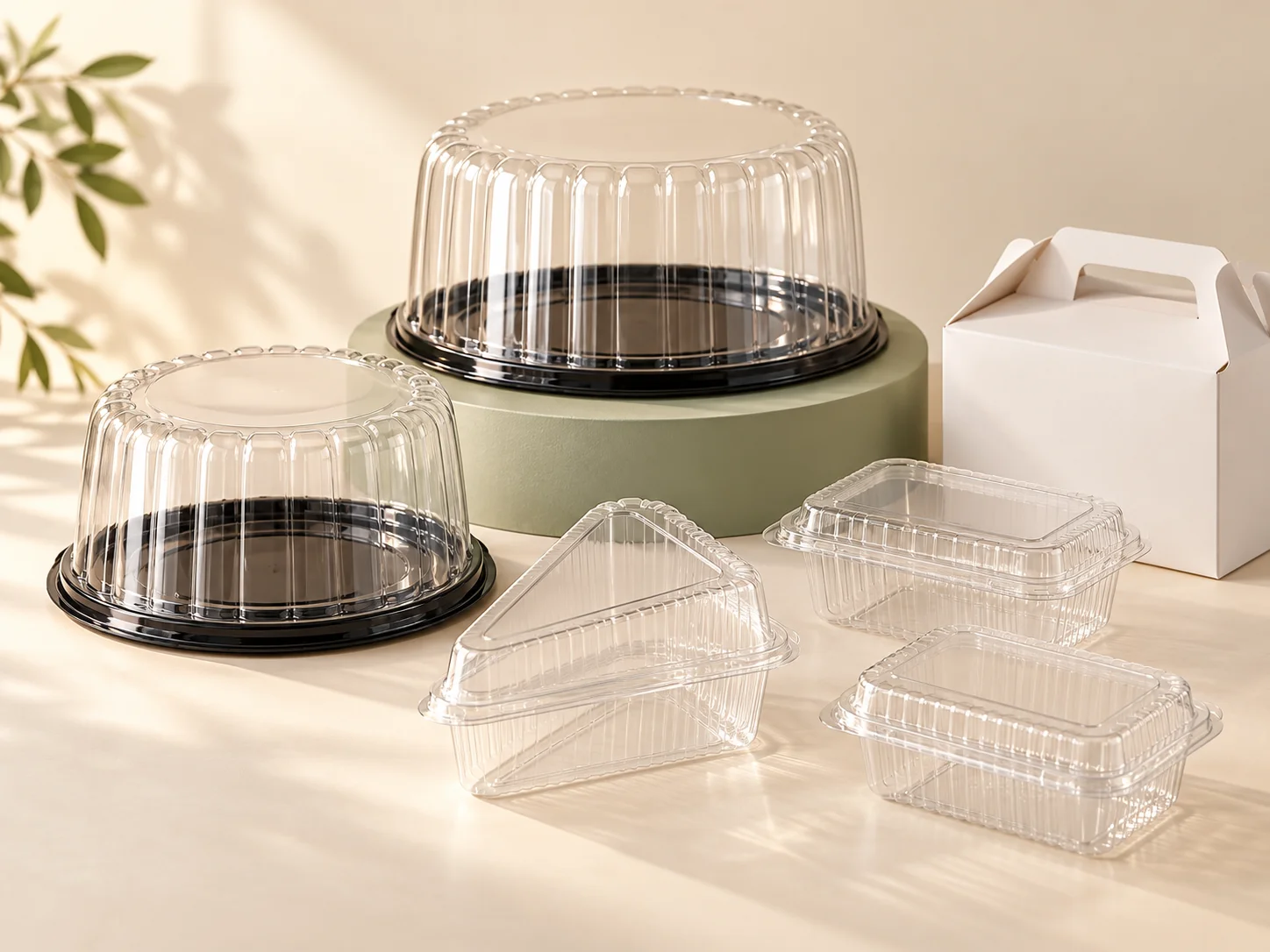 Domos y envases para repostería — referencia ilustrativa